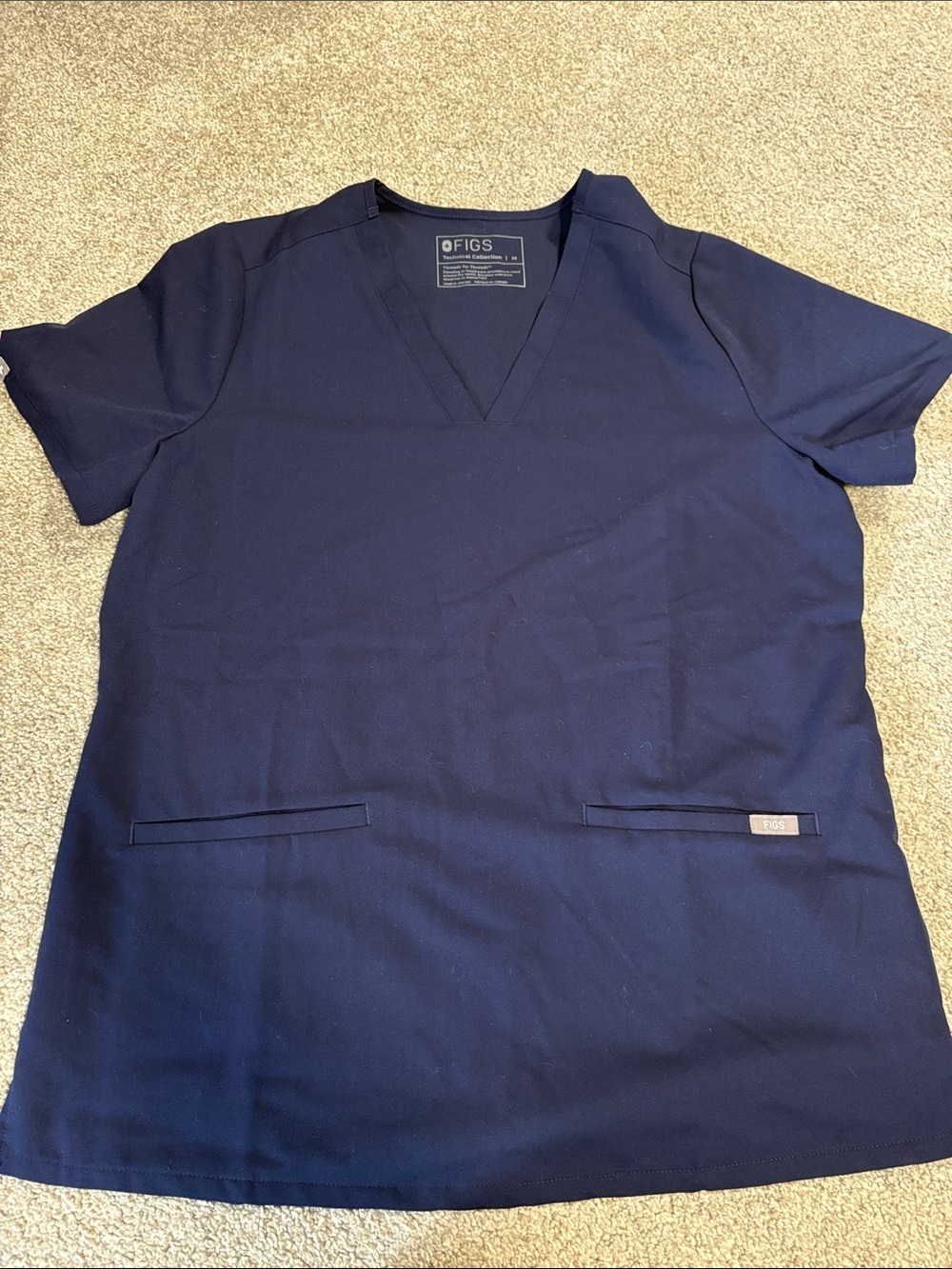 Figs Dark Blue Scrub Set - Picture 6 of 6